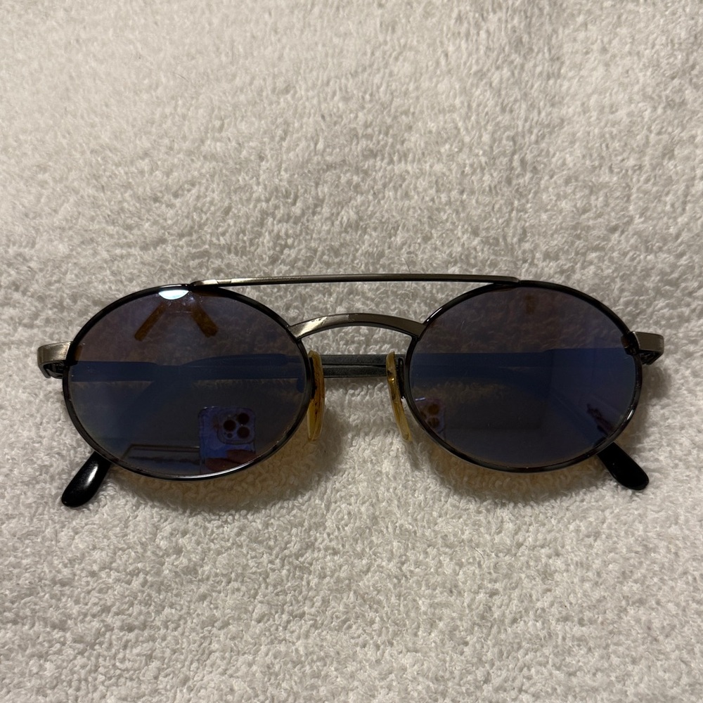 Revo 965 Oval Stealth Mirror Sunglasses